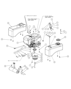 Part Location Diagram of 02005086P Cub Cadet 20hp Kohler Engine